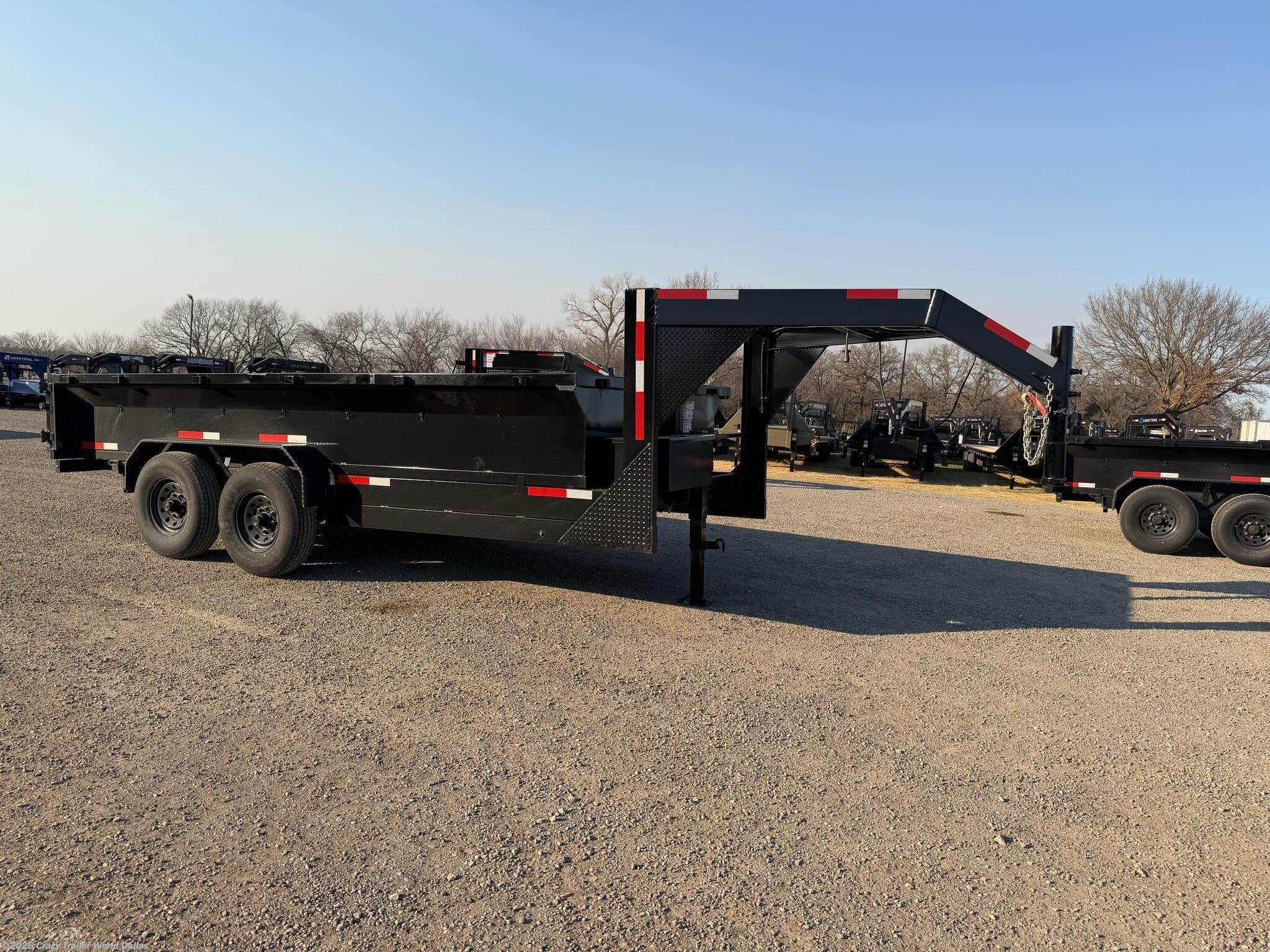 2026 Texas Pride 7X16X2 Gooseneck Dump Trailer 16K LB 3/16" Floor - Image 3