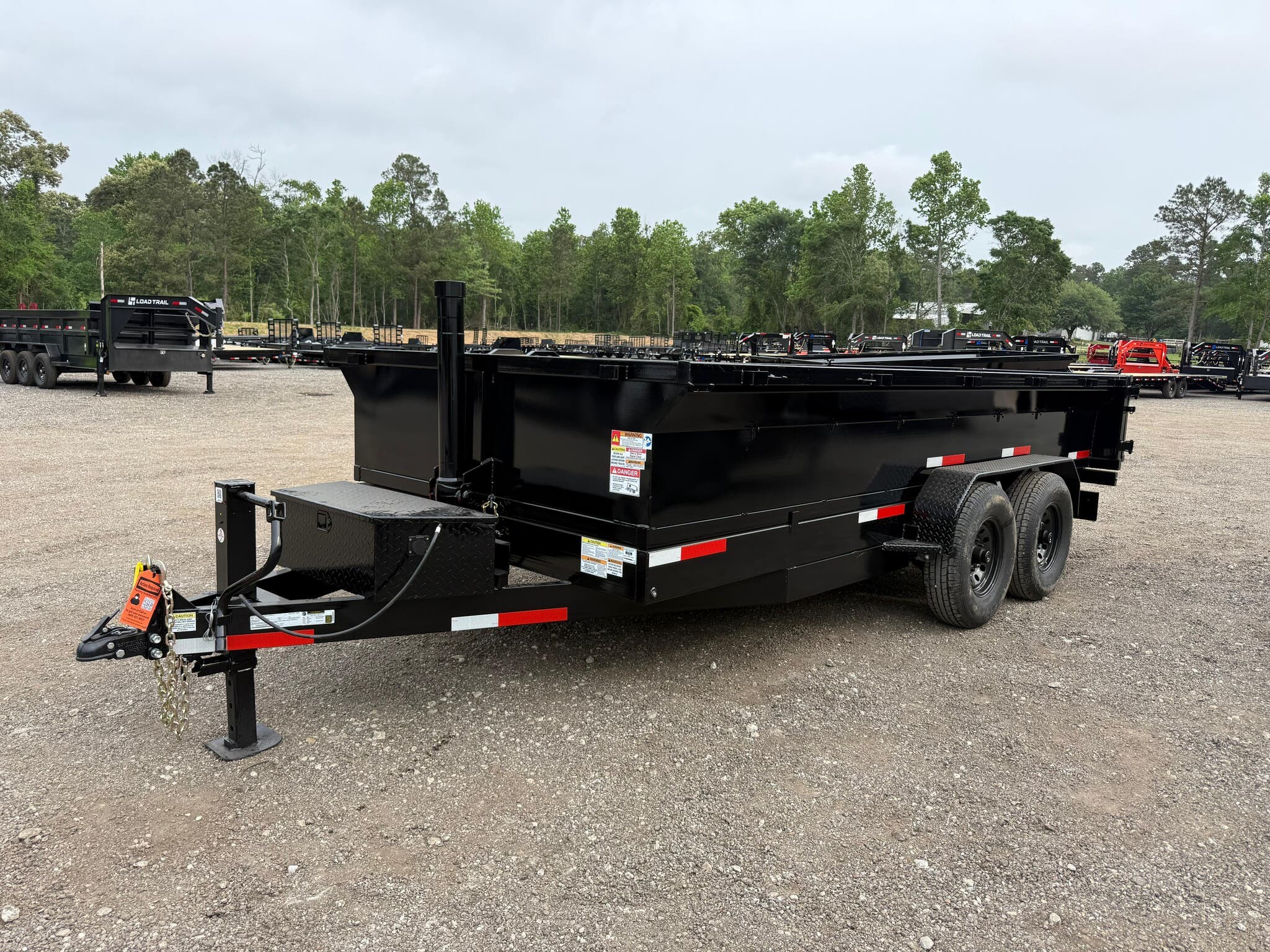 2026 Texas Pride 7X16X2 Dump Trailer 16K LB 3/16 Floor - Image 2