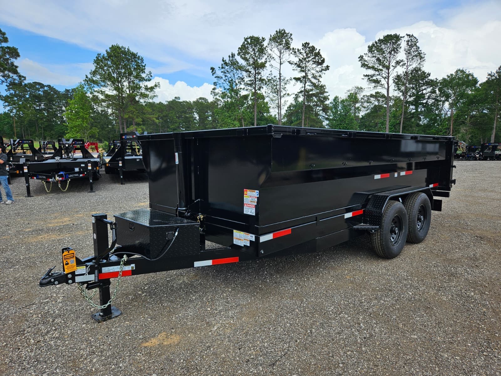 2026 Texas Pride 7x12x3 Telescopic Dump Trailer 14k GVWR