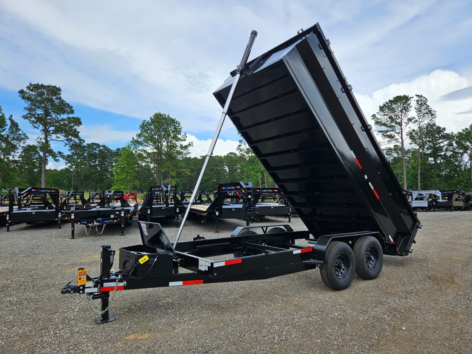 2026 Texas Pride 7X16X3 Telescopic Dump Trailer 14K LB