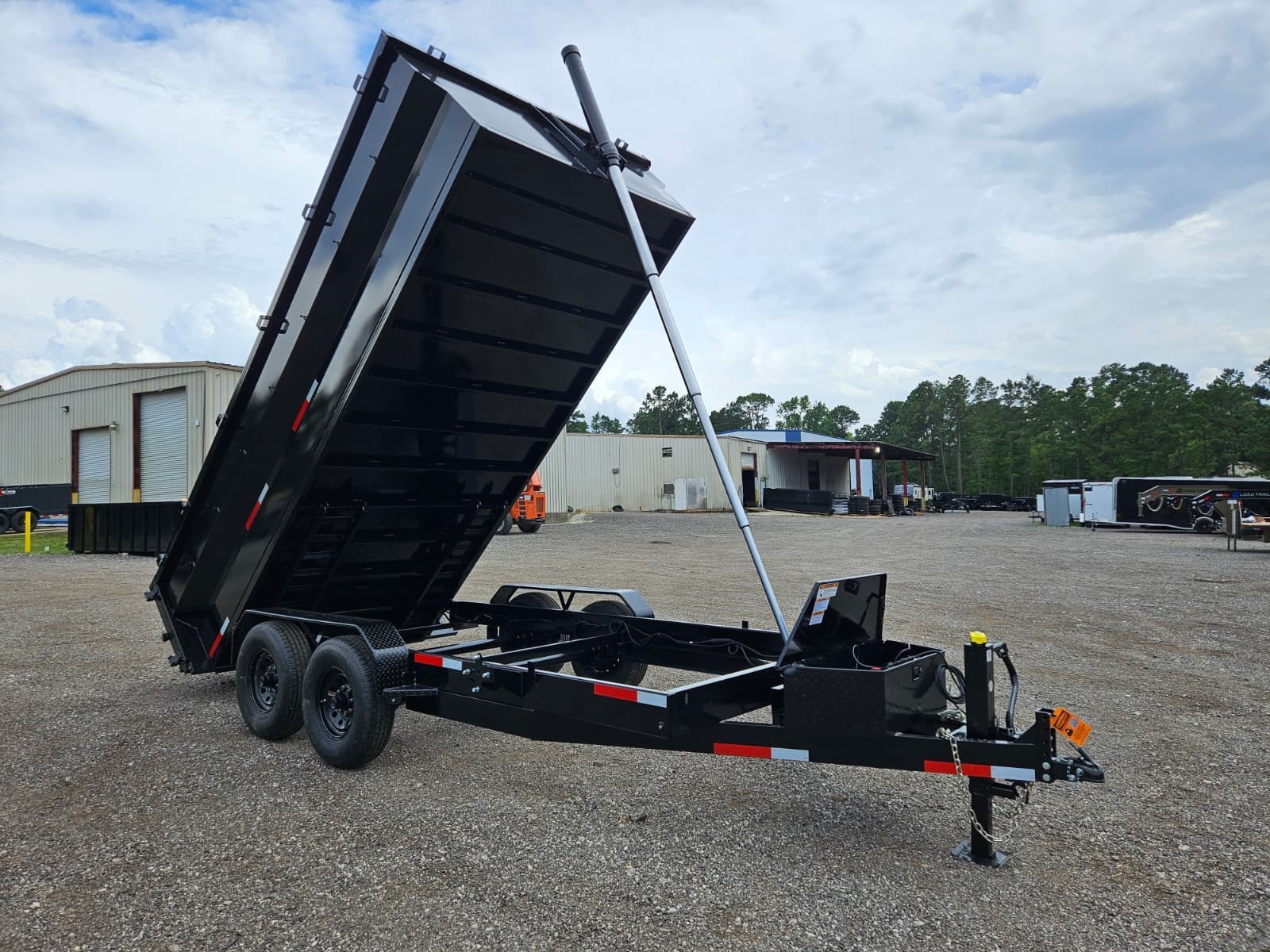 2026 Texas Pride 7X14X4 Telescopic Dump Trailer 14K LB