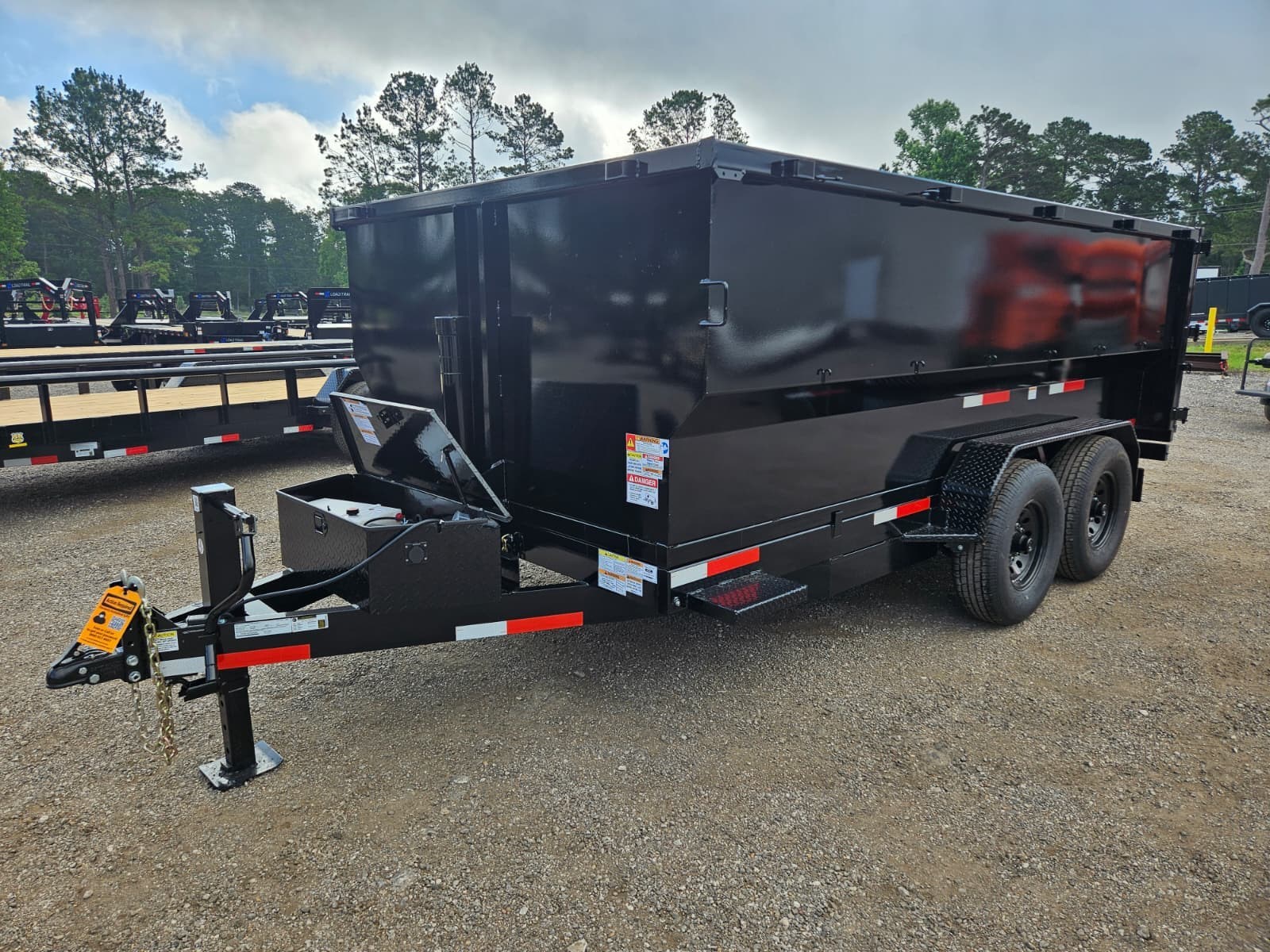 2026 Texas Pride 7X14X3 Telescopic Dump Trailer 14K LB
