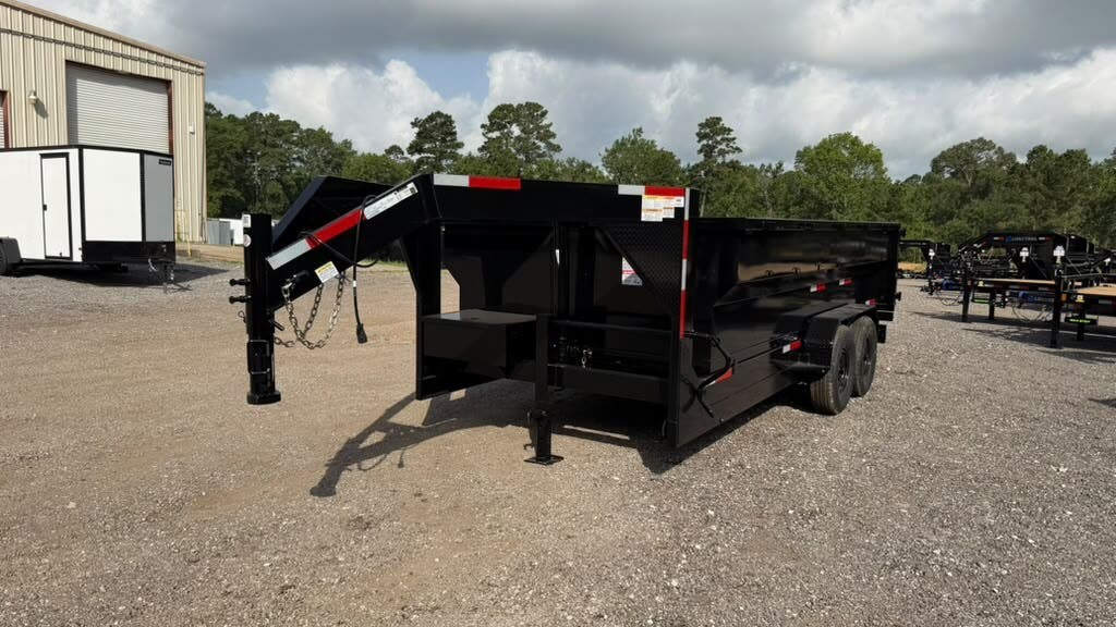 2026 Texas Pride 7X16X3 Gooseneck Dump Trailer 16K LB 3/16" Floor - Image 2