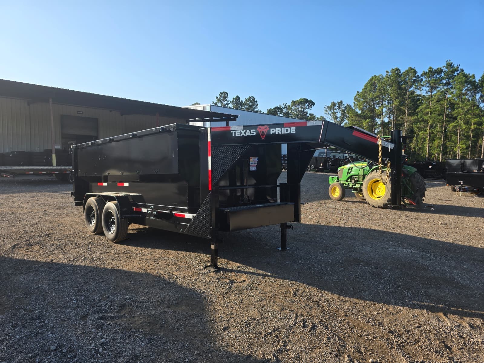 2026 Texas Pride 7X14X2 Telescopic Gooseneck Dump Trailer 14K LB - Image 3
