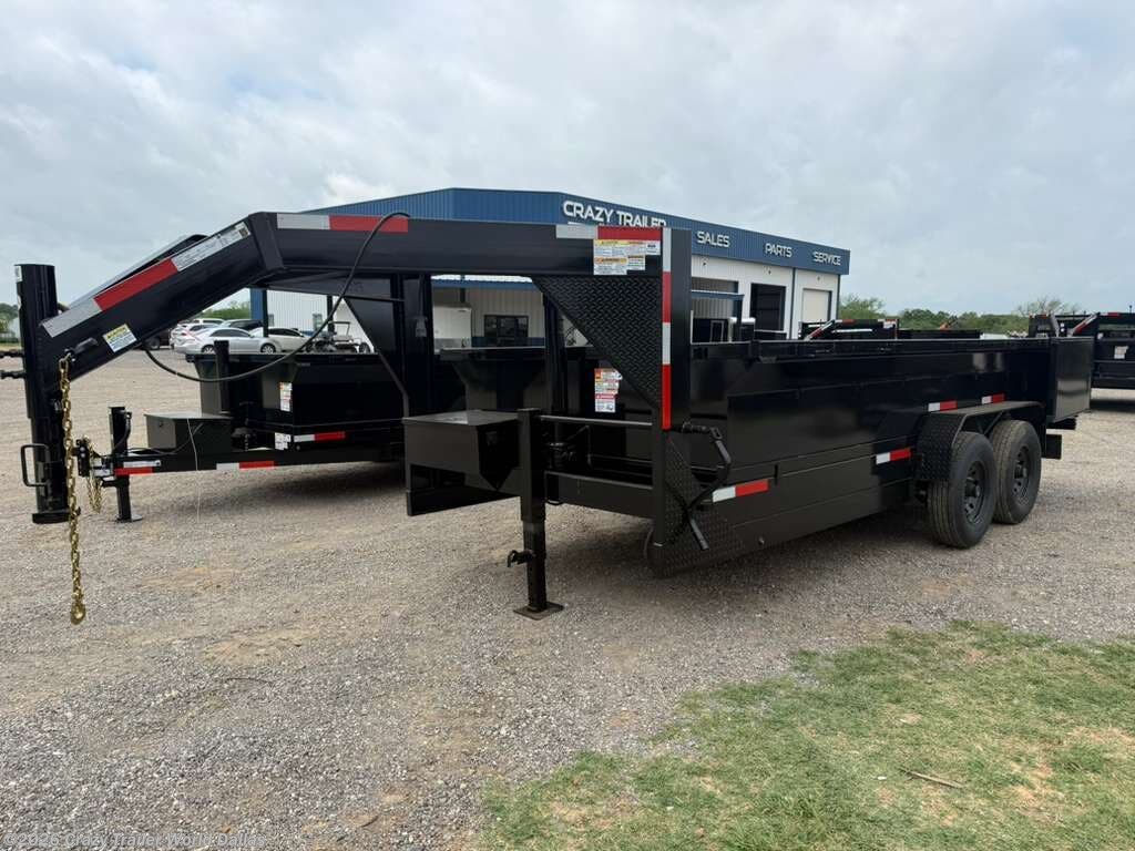 2026 Texas Pride 7X16X2 Telescopic Gooseneck Dump Trailer 14K LB