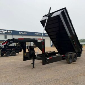 2026 Texas Pride 7X14X2 Telescopic Gooseneck Dump Trailer 14K LB
