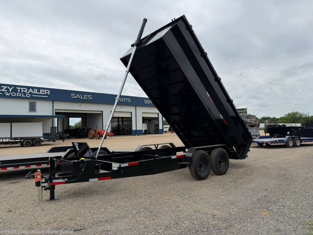 2026 Texas Pride 7X16X3 Dump Trailer 16K LB 3/16 Floor - Image 2