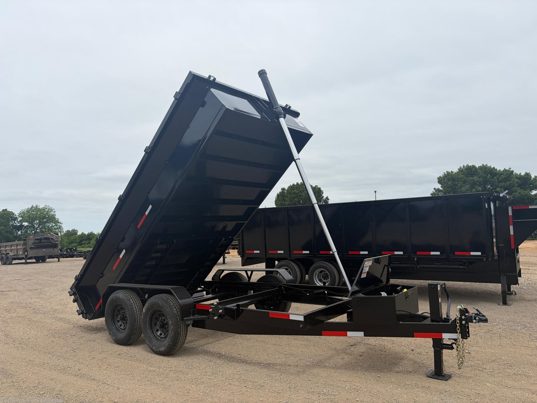 2026 Texas Pride 7X16X3 Telescopic Dump Trailer 14K LB