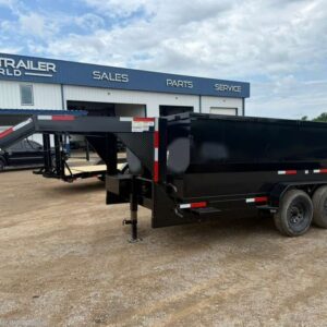 2026 Texas Pride 7x14x4 Telescopic Gooseneck Dump Trailer 16k