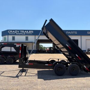 2026 Texas Pride 7x12x3 Telescopic Dump Trailer 14k GVWR