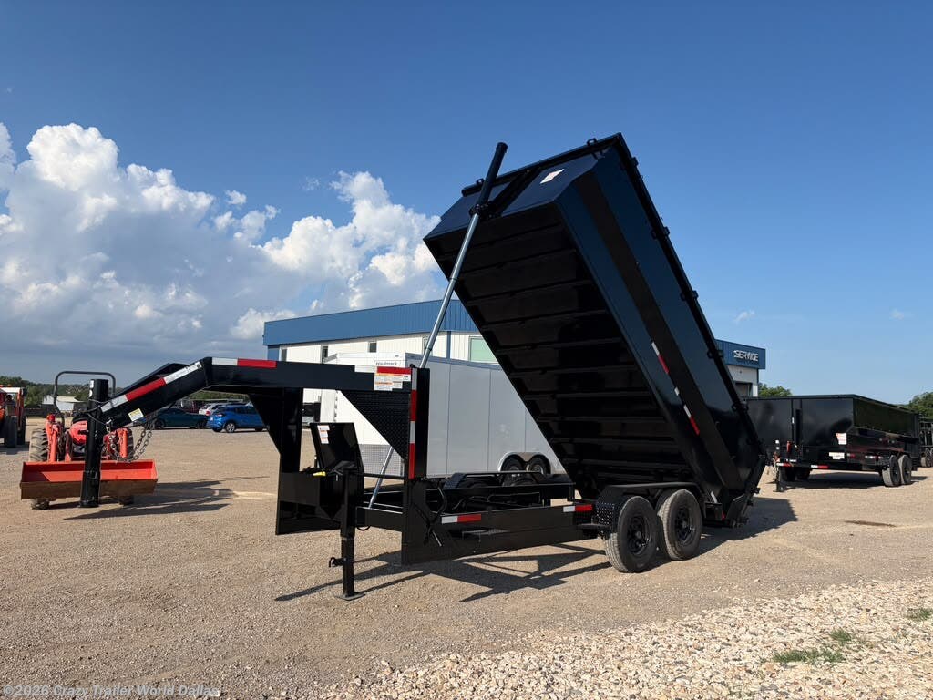2026 Texas Pride 7x14x2 Telescopic Gooseneck Dump Trailer 16K 3/16 - Image 3