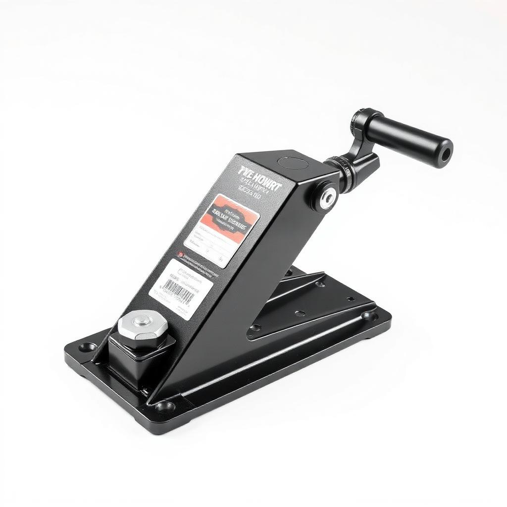Bracket-Mount Swivel Jack with Side Handle (2,000 lbs, 15" Travel)