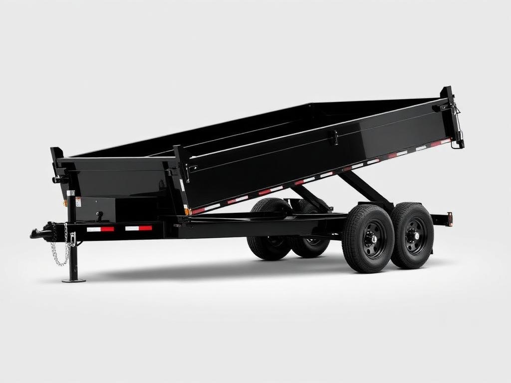 14ft Bumper Pull Dump Trailers